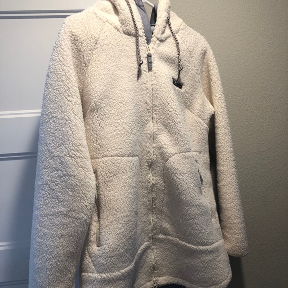 Columbia Off-White Teddy Jacket - Picture 1 of 4